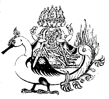 Брахма - храмовый рисунок